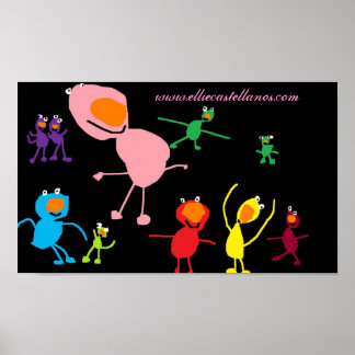 night critters, www.elliecastellanos.com poster