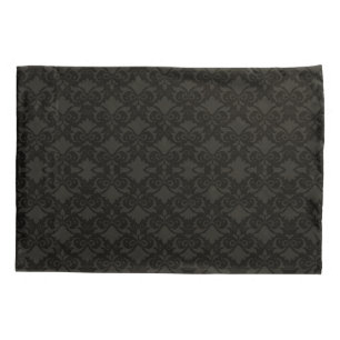 Night Damask Bows Reversible Pillowcase