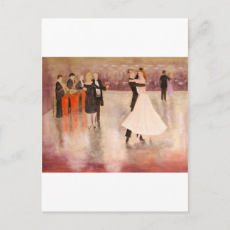 Night Dancing Postcard