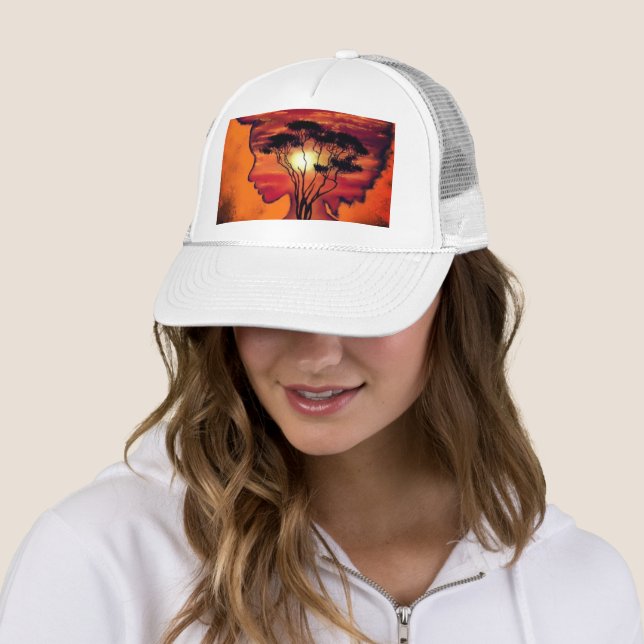 Night Desire - Fantasy Trucker Hat (In Situ)