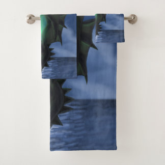 Night Dragon Bath Towel Set