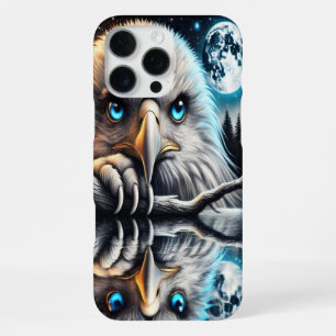 Night Eagle Under Glowing Cosmic Skies iPhone 16 Pro Max Case
