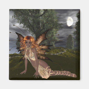 Night Fairy Design 1 - Fantasy Fae Magnet