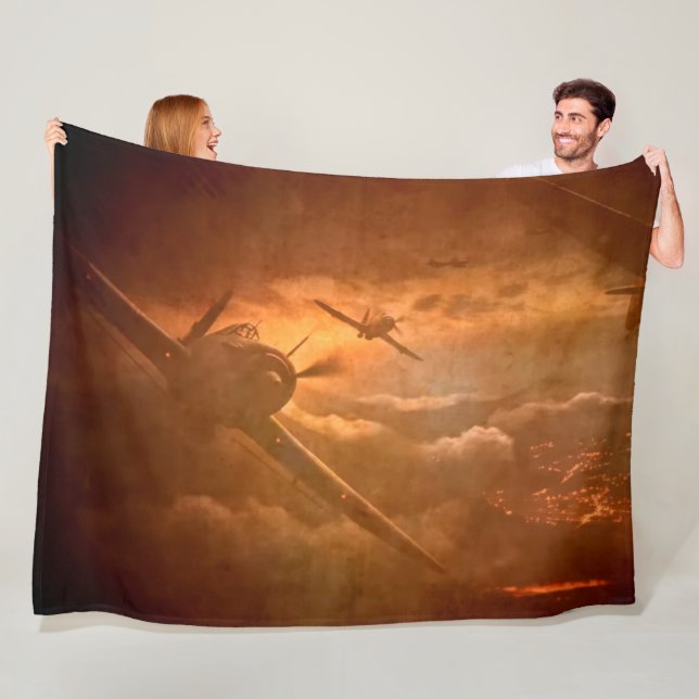 NIGHT FIGHTERS FLEECE BLANKET (In Situ)