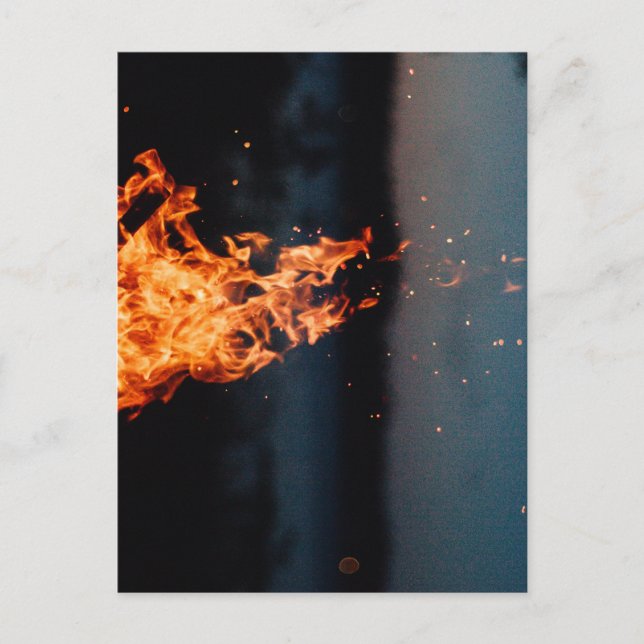 night fire postcard (Front)