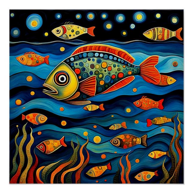 Night Fish Poster (Front)