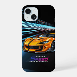 Night for Speed iPhone 15 Case