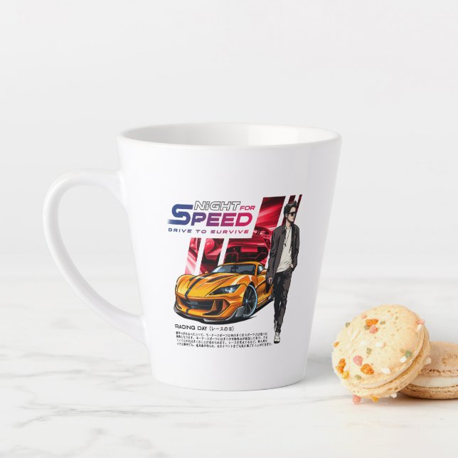 Night for Speed |  Latte Mug (In Situ)