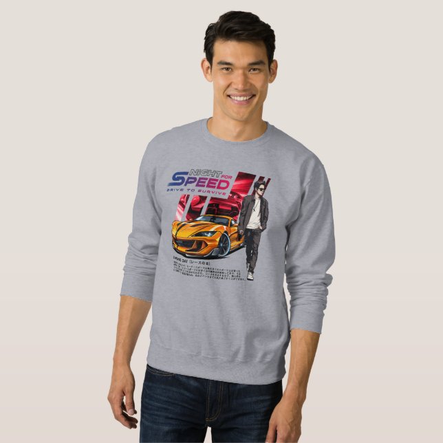 Night for Speed | Men's Sweatshirt (Front Full)