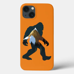 Night Forest Bigfoot iPhone 13 Case