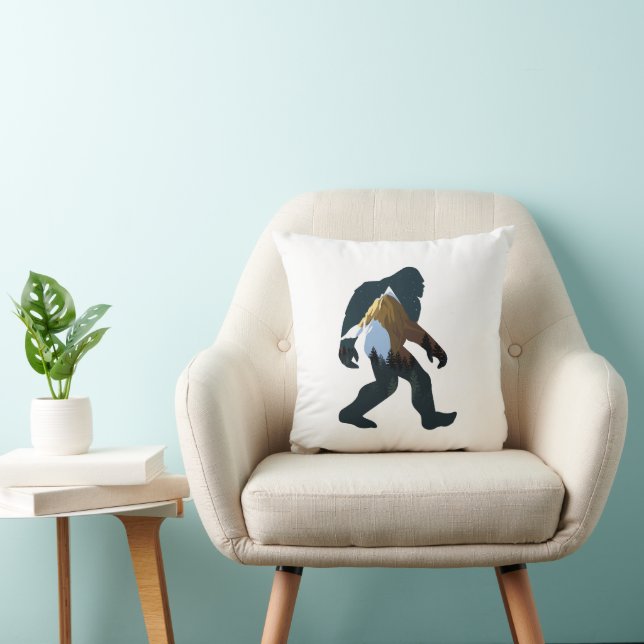 Night Forest Bigfoot Cushion (Chair)