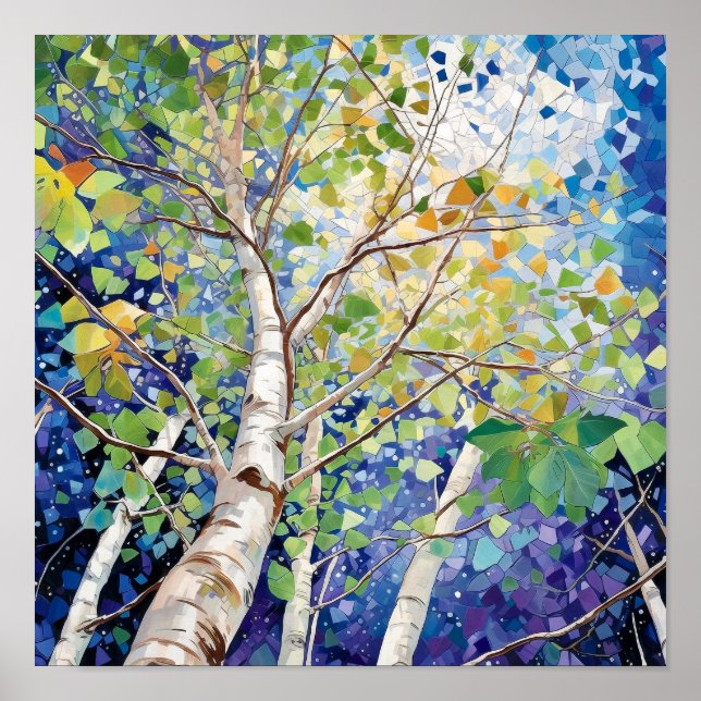 Night Forest Landscape Home Decor Poster (Front)