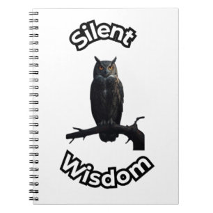 **Night Forest Owl – Realistic Nocturnal Owl Illu Notebook