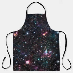 Night Galaxy Space PrintSeamless Pattern in Repeat Apron