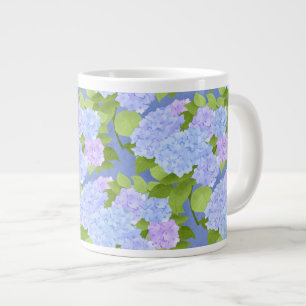 Night garden hydrangea  large coffee mug