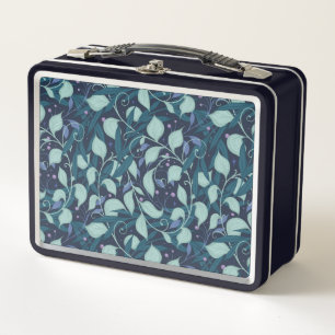 Night garden metal lunch box