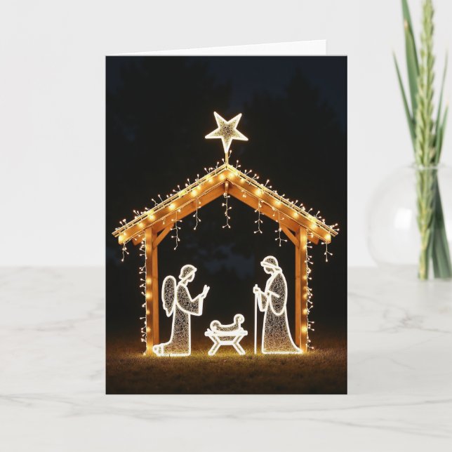 Night Glow Christmas Card (Front)