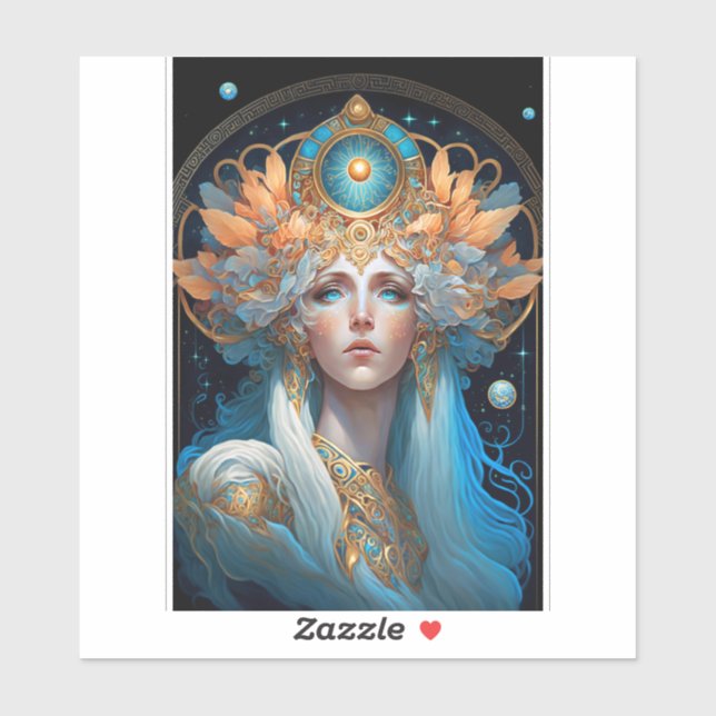 Night Goddess Queen Fantasy Art (Sheet)