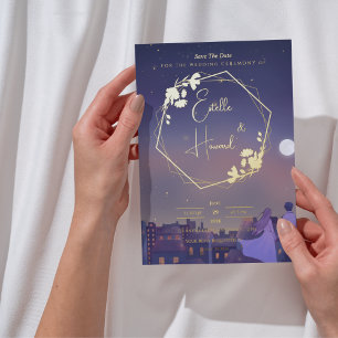 Night Gold Save the Date