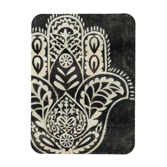 Night Hamsa Magnet (Vertical)