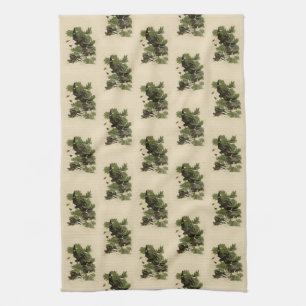 Night Hawk - John James Audubon's Birds of America Tea Towel