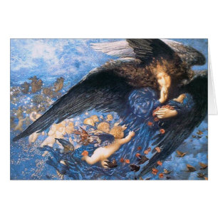 Night & Her Train of Stars - Edward Robert Hughes