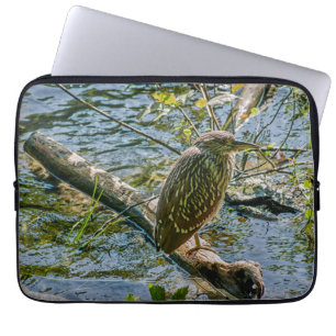 Night Heron jv Laptop Sleeve