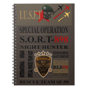 Night Hunter Spiral Notebook