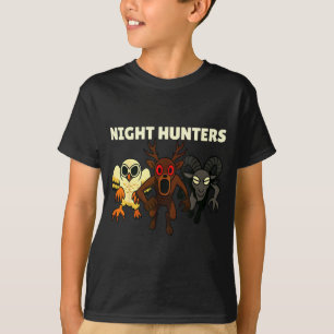 Night hunters. 99 nights owl deer ram in the T-Shirt