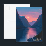 Night in Fiordland New Zealand Travel  Postcard<br><div class="desc">Night in Fiordland New Zealand Travel Postcard</div>