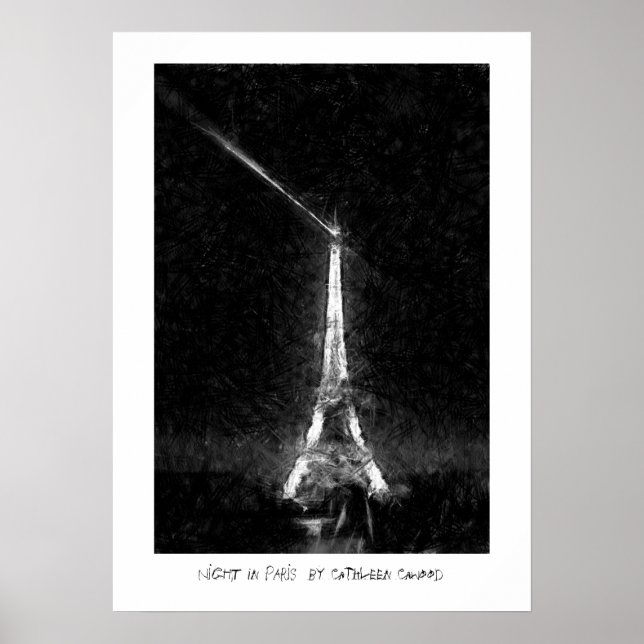 Night in Paris Poster (Front)