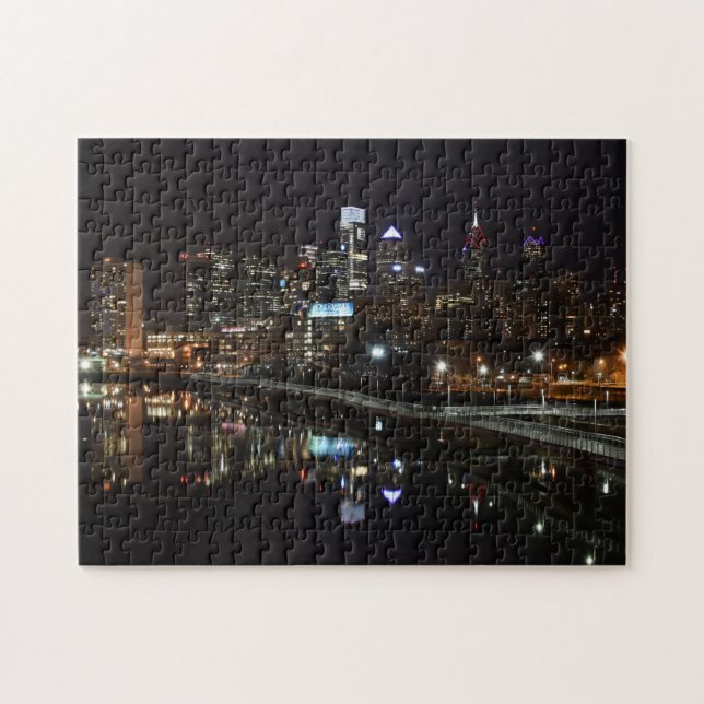 Night in Philly Jigsaw Puzzle (Horizontal)