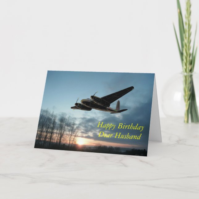 night intruder mossie, card (Front)