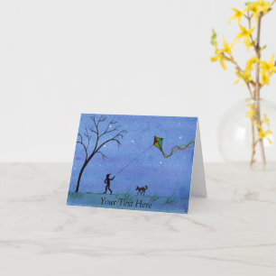 Night Kite Card