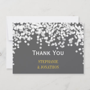 Night Lights Star Lights Yellow Grey Thank You