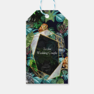 Night-live party celebration theme gift tags