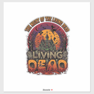 Night Living Dead Halloween Haunted House Witch Sk