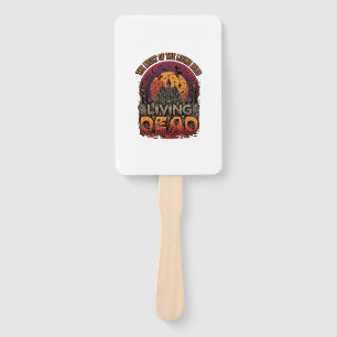 Night Living Dead Halloween Haunted House Witch Sk Hand Fan