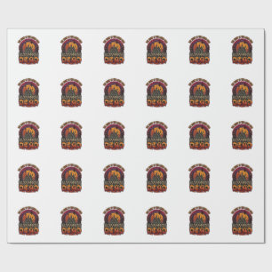 Night Living Dead Halloween Haunted House Witch Sk Wrapping Paper