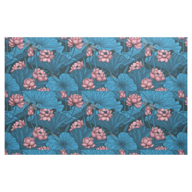 Night lotus garden fabric (Fat Quarter)