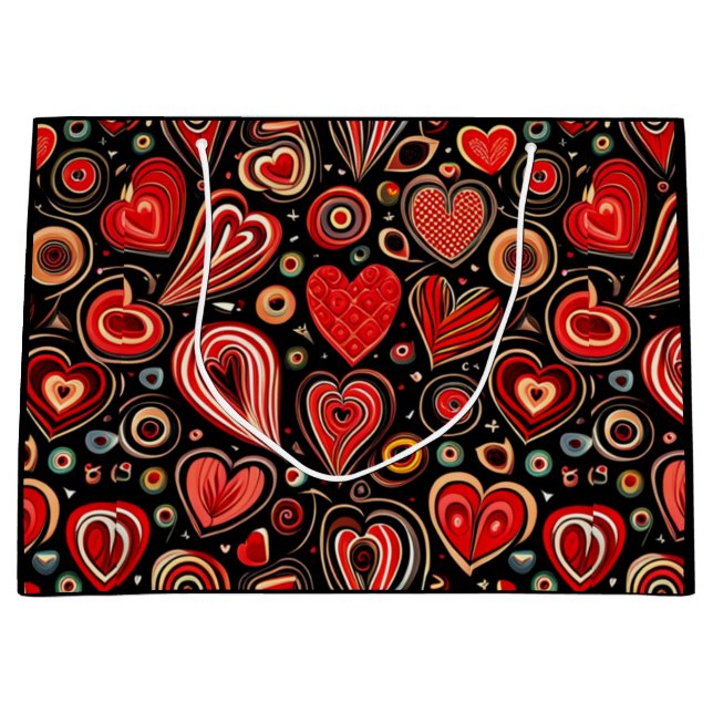 Night Love Large Gift Bag (Front)