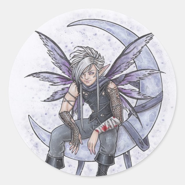 Night Lover Fairy Sticker (Front)