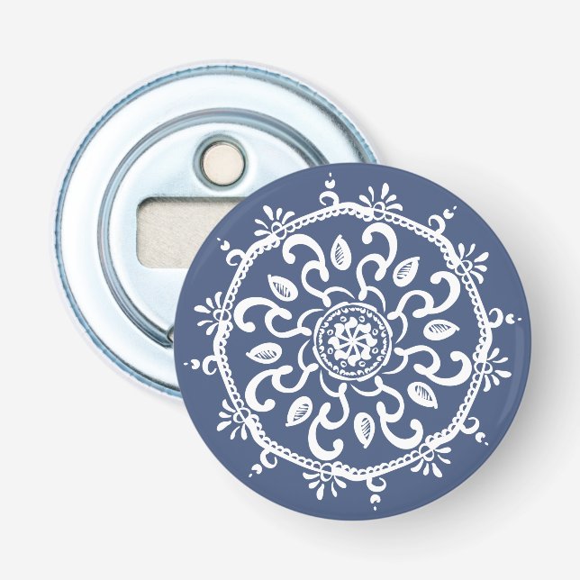 Night Mandala Bottle Opener (Front)