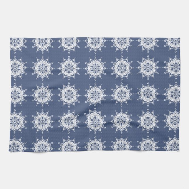 Night Mandala Tea Towel (Horizontal)