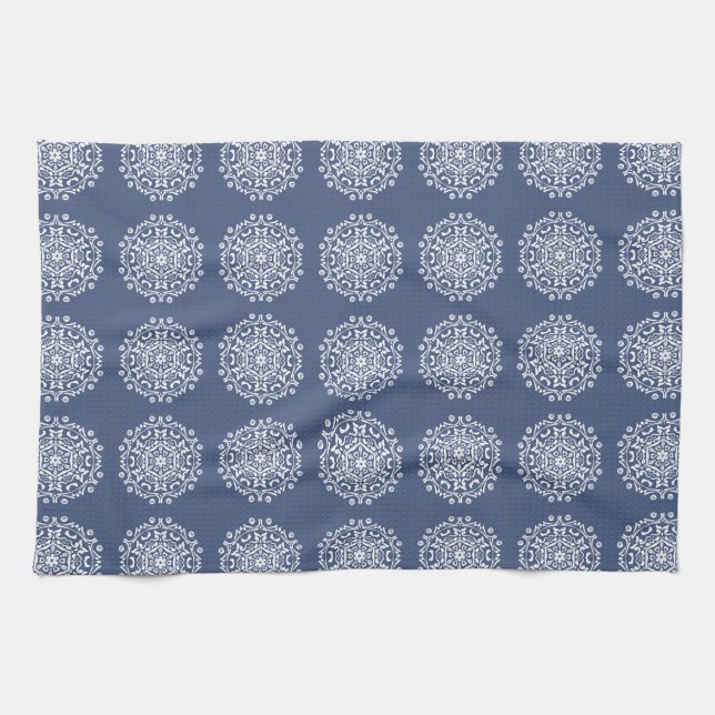 Night Mandala Tea Towel (Horizontal)