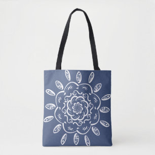 Night Mandala Tote Bag