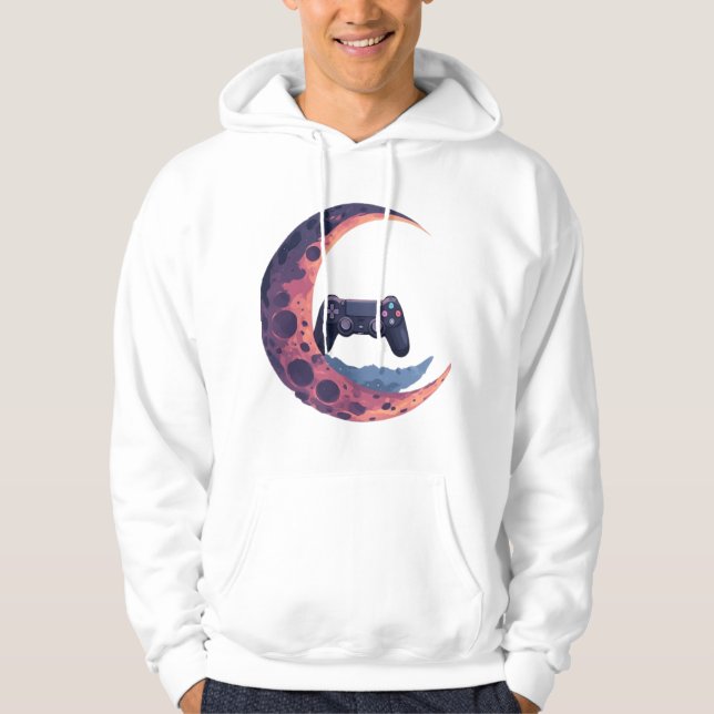 Night Mode Gamer Symbol Hoodie (Front)