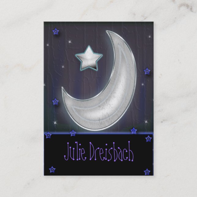 night moon business card (Front)