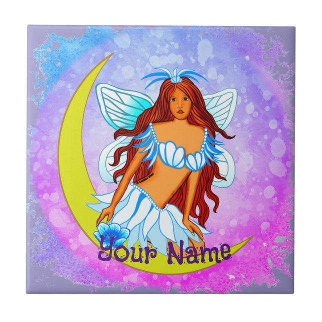 Night Moon Fairy Tile (Front)
