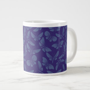 night moth butterflies background large coffee mug